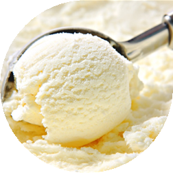 Seeking recipe of vanilla ice cream without added sugar
