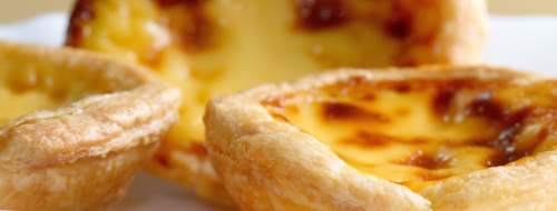 Formulations for ready-to-eat Portuguese custard tart after microwave oven re-heating