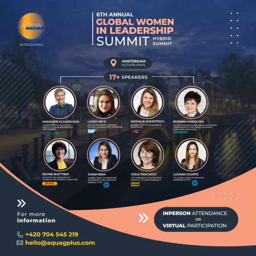 6th Annual Global Women in Leadership Hybrid Summit in Amsterdam