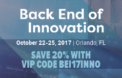 Back End of Innovation 2017
