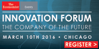 The Economist Innovation Forum 2016, Chicago (US)