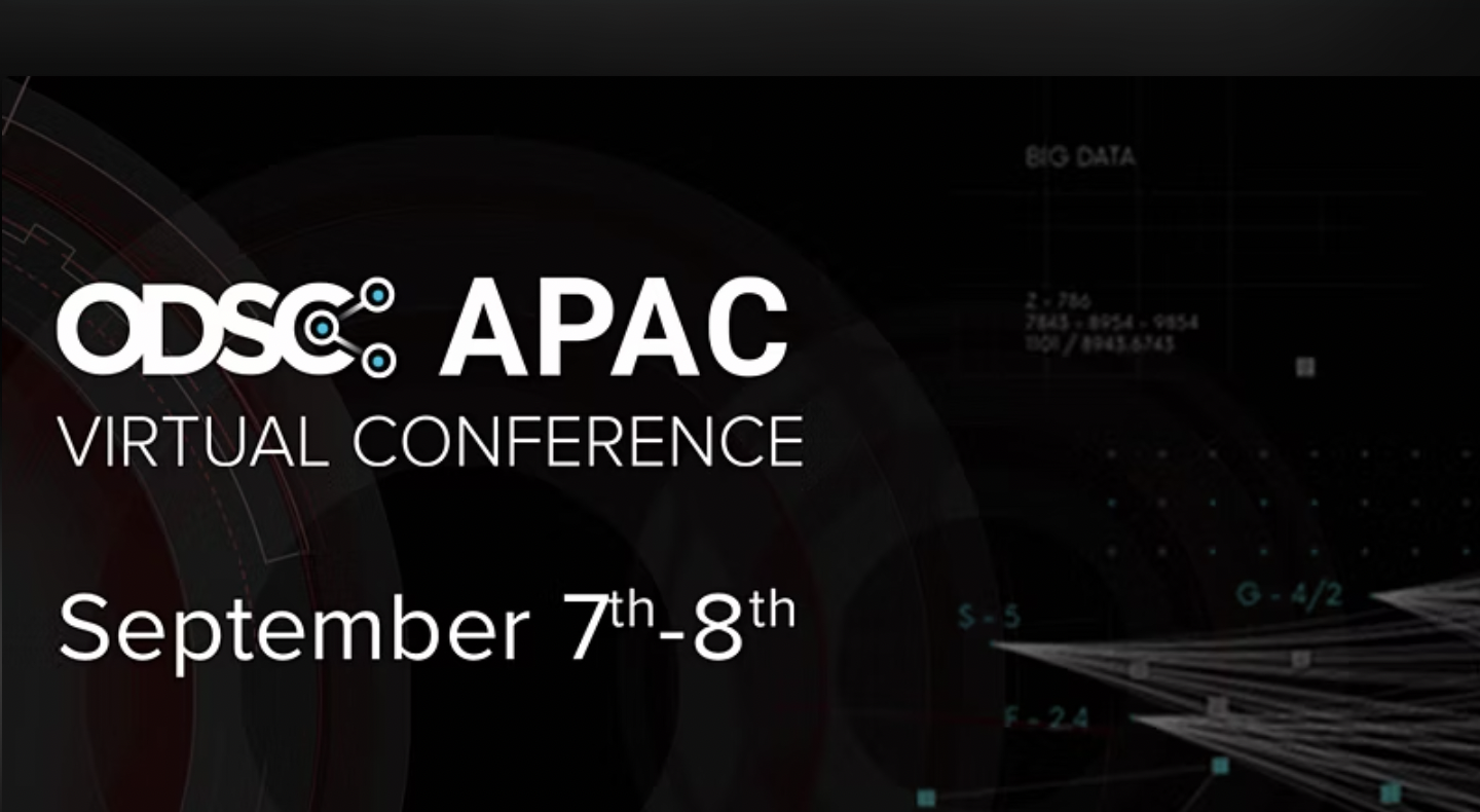 ODSC APAC Virtual Conference 2022